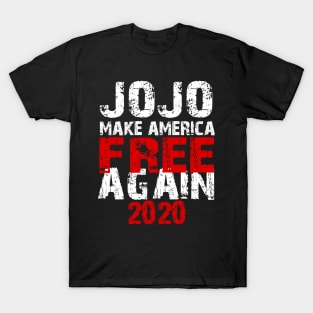 jo jo make america free again 2020 T-Shirt